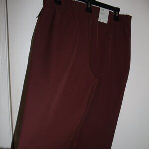 Prologue Wide Leg Mid Rise Stretch Pants